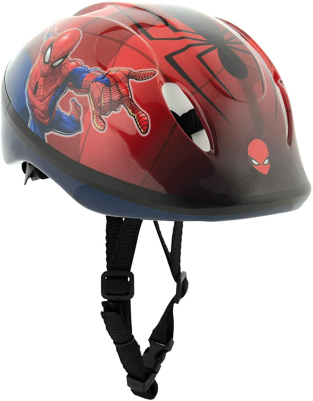Spiderman Boys Safety Helmet, Red, 48-54 cm - Yachew