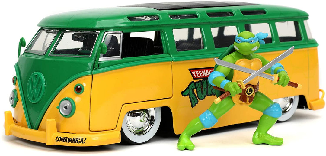 Jada TMNT - Leonardo & 1962 VW Bus - 1:24