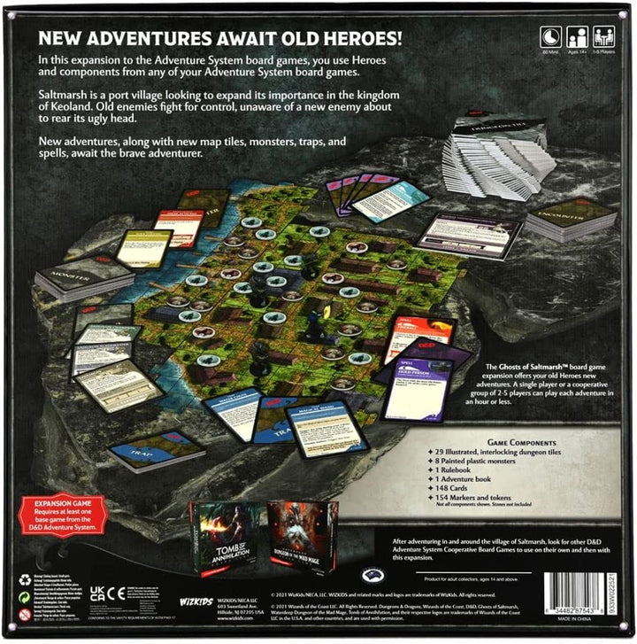Dungeons & Dragons - Ghosts of Saltmarsh Adventure System Board Game Premium Edi