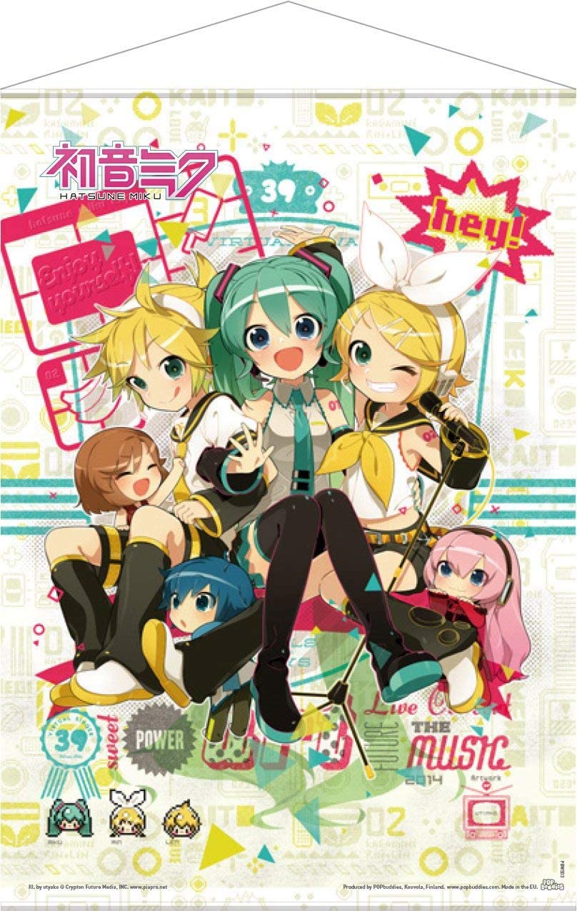 POPbuddies Vocaloid Wallscroll Hey! Piapro Characters 50 x 70 cm Posters