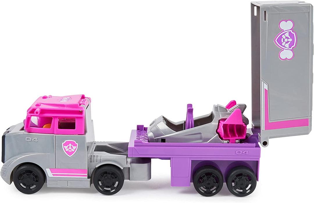 PAW Patrol, Big Truck Pups Skye Transforming Toy Truck with Collectible Action Figure
