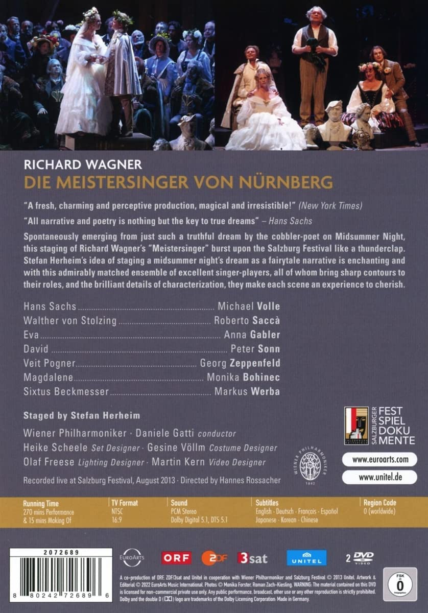Wagner Die Meistersiner Von Nurnberg[DVD]