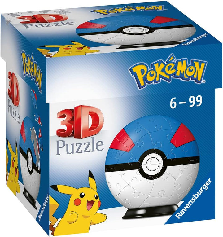 Ravensburger Pokemon Great Ball 54 Piece 3D Jigsaw Puzzle