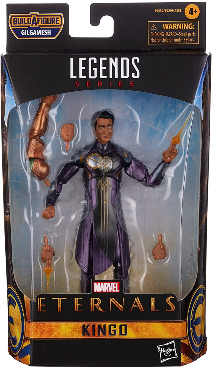 Hasbro Marvel Legends Series The Eternals 15-cm Action Figure Toy Kingo, Includes 2 Accessories, Ages 4 and Up