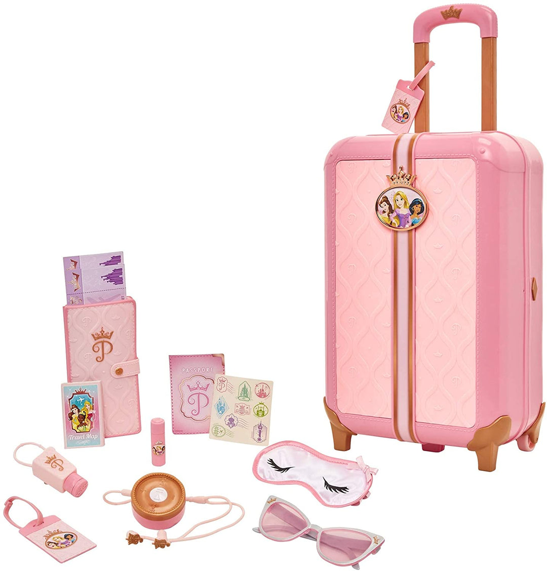 Disney Princess Travel Suitcase Play Set for Girls with Luggage Tag by Style Col