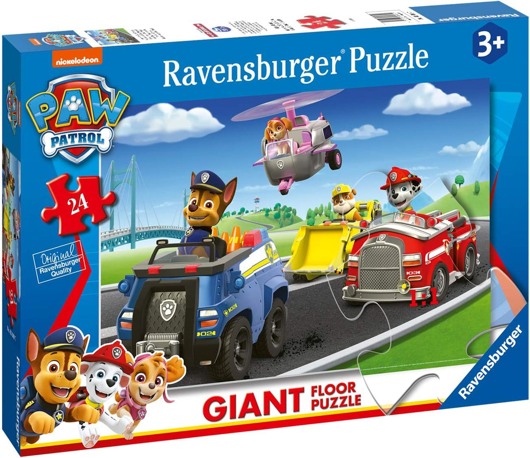 Ravensburger Paw Patrol Shaped Giant Floor Jigsaw Puzzle for Kids Age