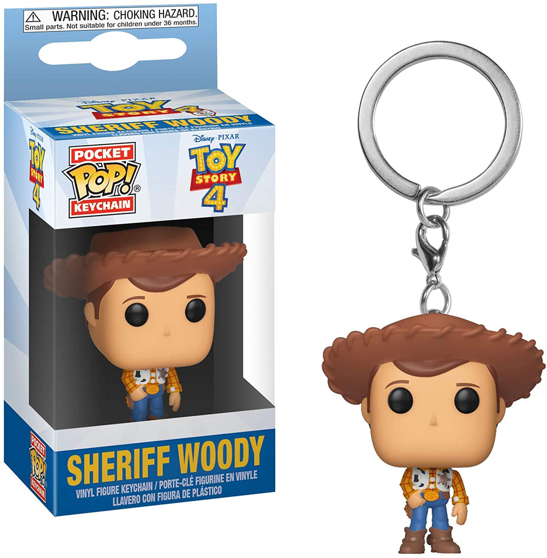 Disney Pixar Toy Story 4 Sheriff Woody Funko 37416 Pocket Pop!
