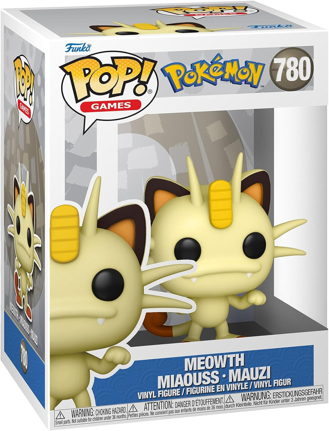 Games: Pokemon - Meowth Funko 74630 Pop! Vinyl