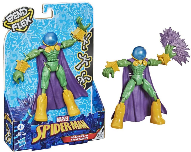 Marvel Spider-Man Bend and Flex Mysterio Action Figure Toy