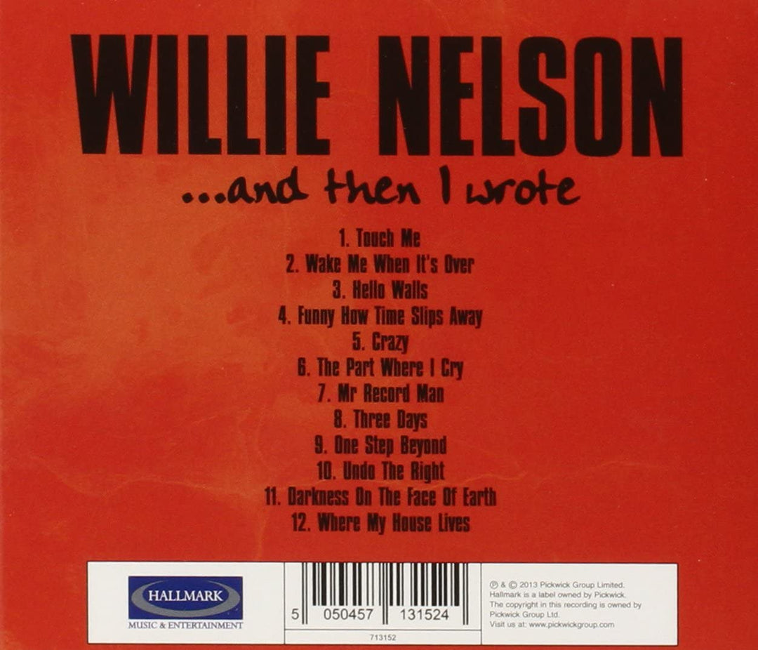 Willie Nelson - And Then I Wrote [Audio CD]
