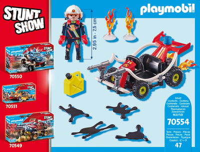 Playmobil 70554 Stunt Show Fire Quad for Children Ages 4 - 10