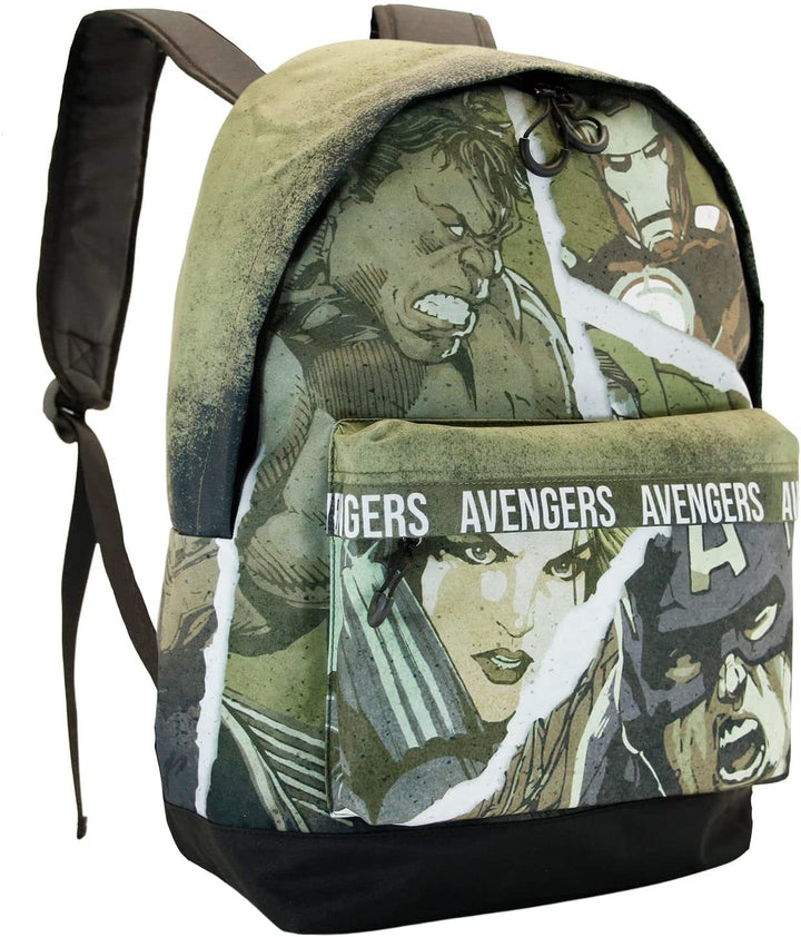 The Avengers Shout-Fan HS Backpack, Military Green