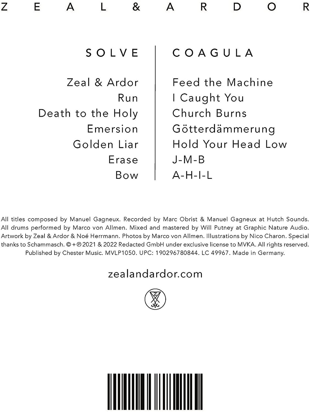 Zeal & Ardor [Audio CD]