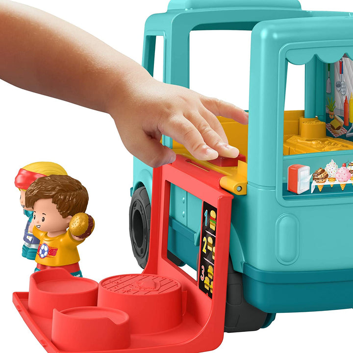 Fisher-Price GYF65 Little People Serve It Up Burger Truck, Multicolor, 17.8 cm*2