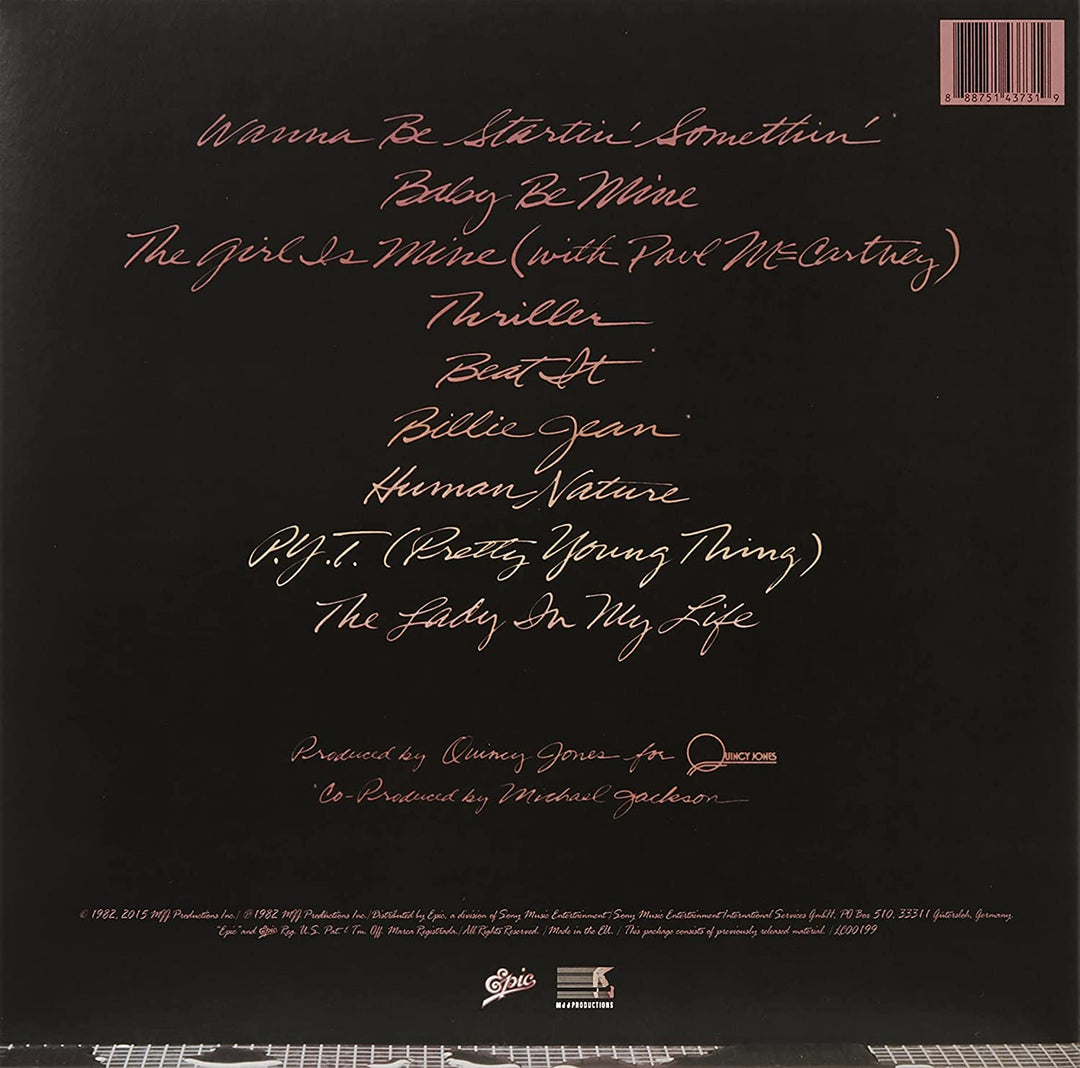 Michael Jackson - THRILLER [Vinyl]