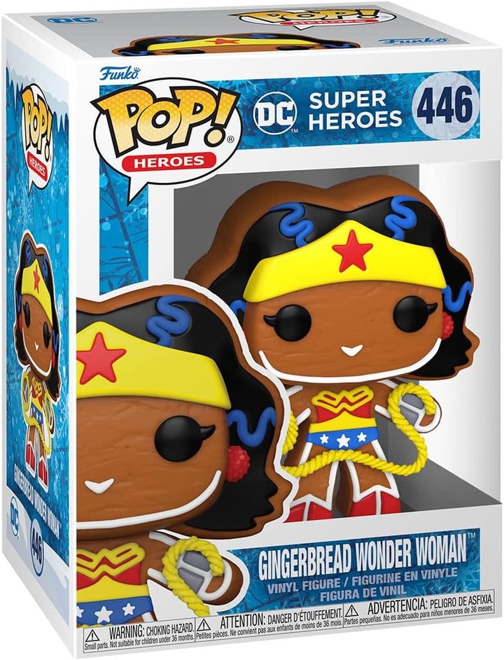 DC Super Heroes Gingerbread Wonder Woman Funko 64324 Pop! VInyl #446