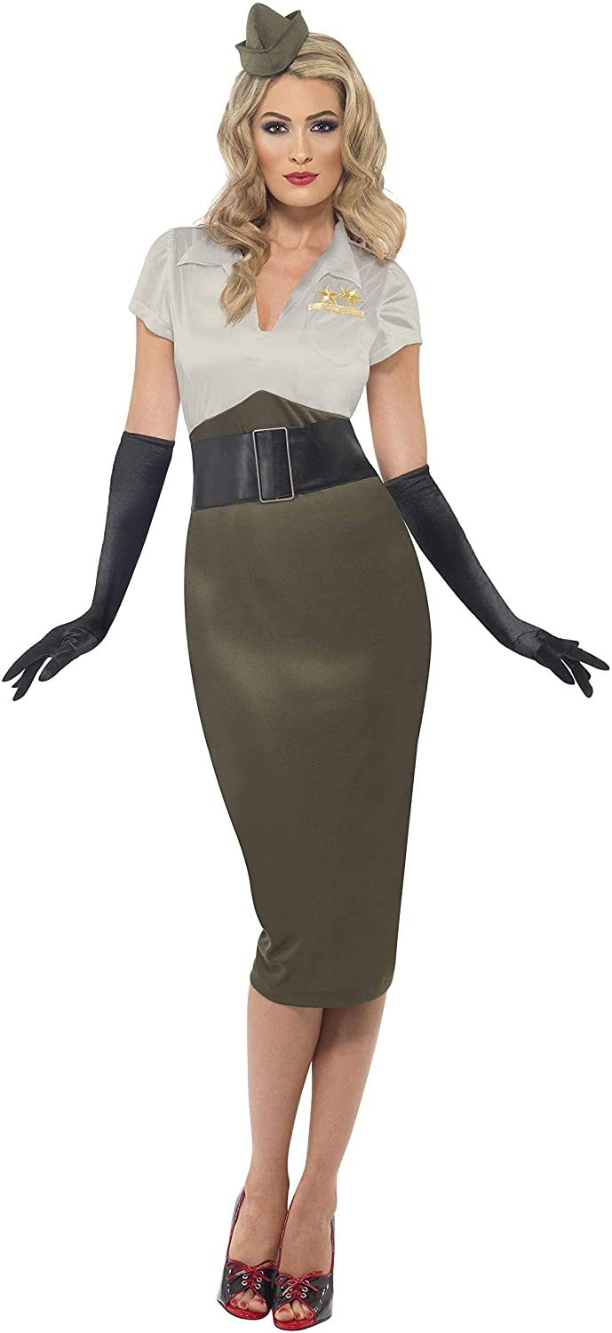 Smiffys WW2 Army Pin Up Spice Darling Costume