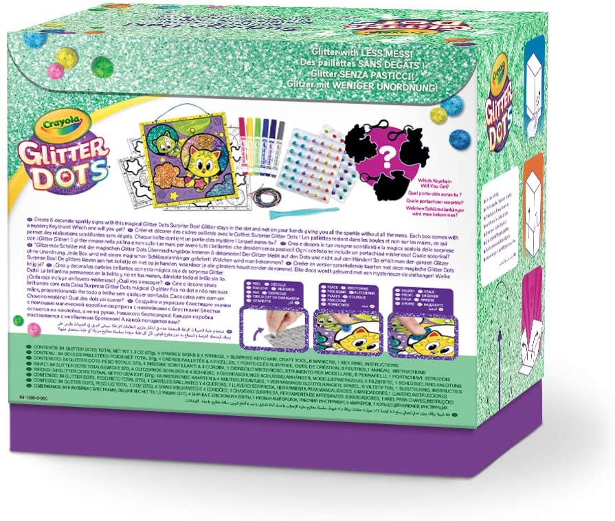 Crayola Glitter Dots - Box of Surprises, to Create and Decorate with Moldable Gl