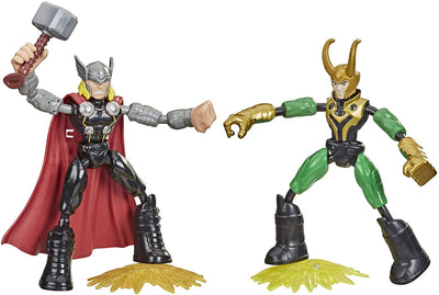 Bend and Flex Marvel Avengers Thor Vs Loki Action Figure Toys