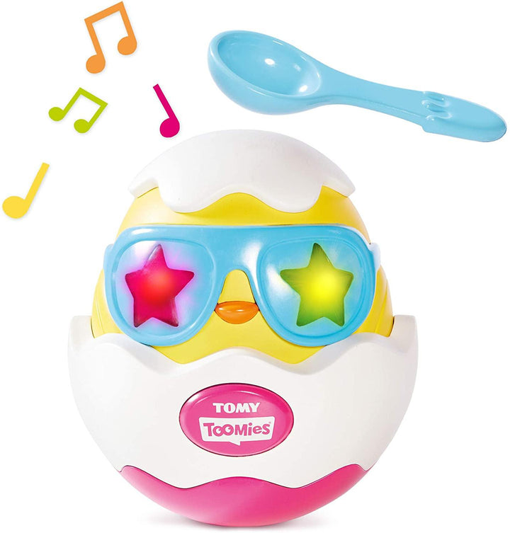 Toomies E72816C Beat It Egg Musical Baby Sensory Toys with Lights and Sounds - Yachew