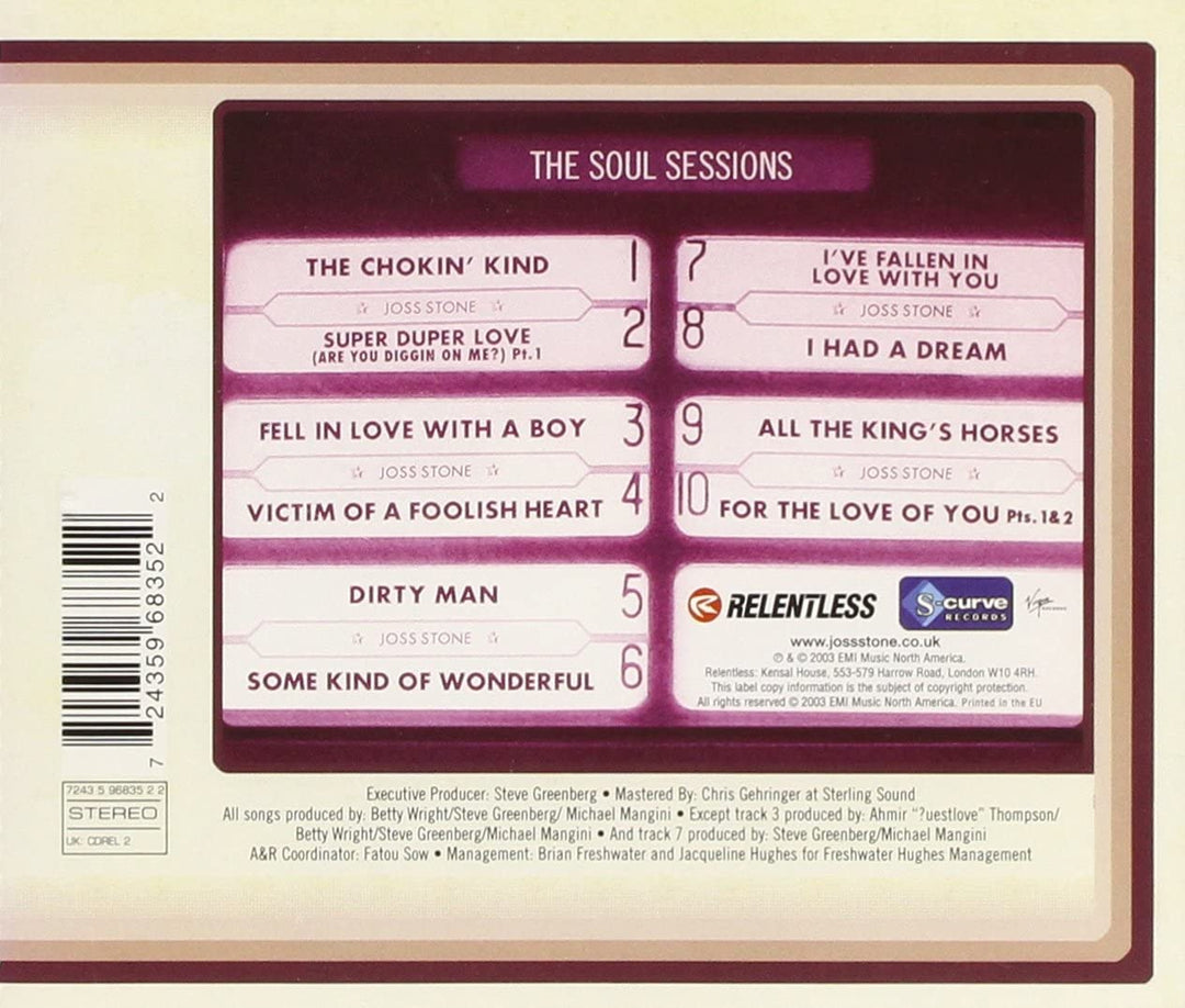 The Soul Sessions - Joss Stone [DVD]