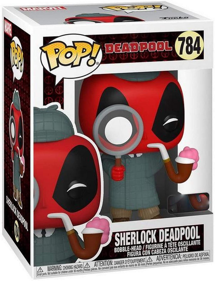 Deadpool Sherlock Deadpool Exclu Funko 54691 Pop! VInyl #784