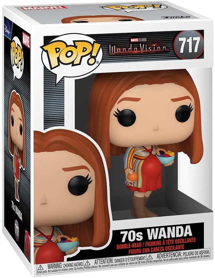 Marvel Studios WandaVision 70s Wanda Funko 52046 Pop! VInyl #717