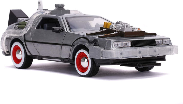 Jada Toys 253255027 Back to The Future 3 1:24 Time Machine Vehicle, Multi