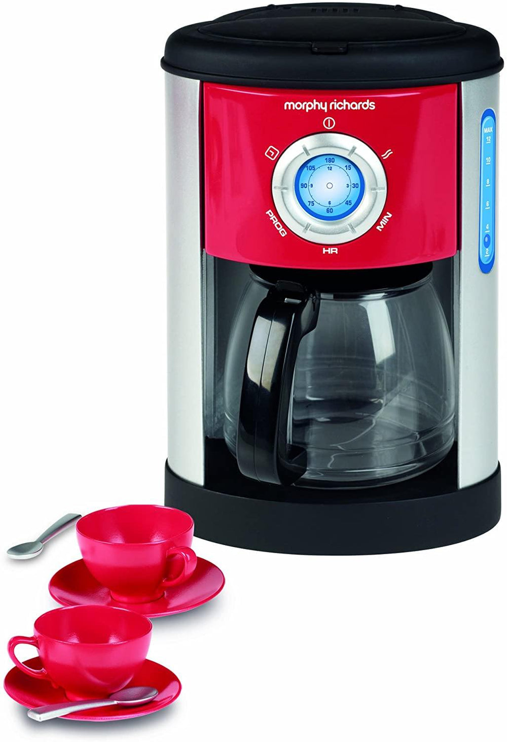 Casdon Morphy Richards Coffee Maker and Cups-red - Yachew