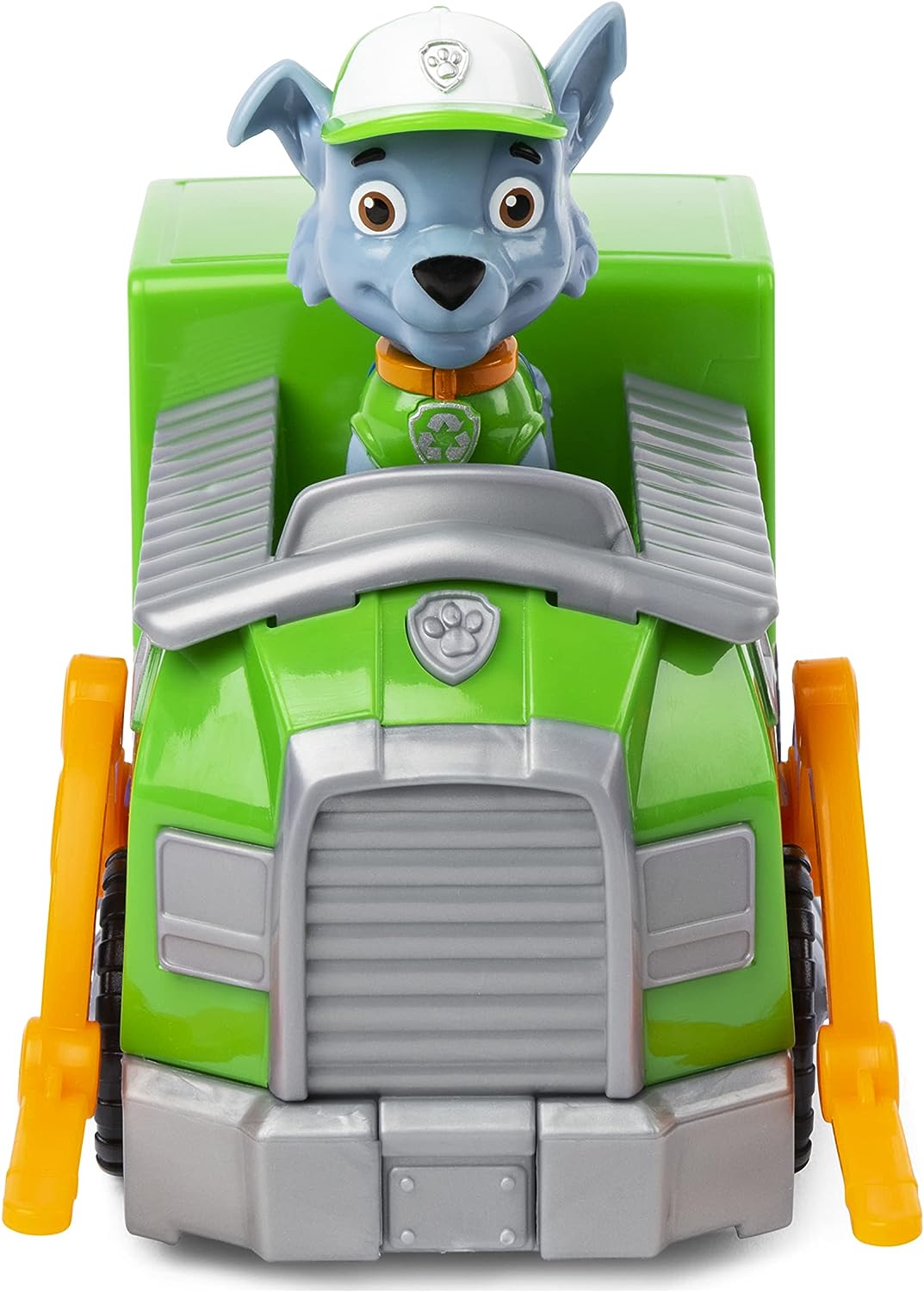 PAW Patrol, Rocky’s Recycling Truck Vehicle with Collectible Figure