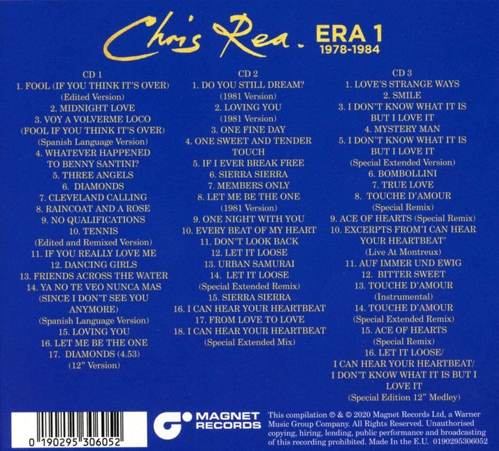 Chris Rea – ERA 1 (As Bs &amp; Rarities 1978–1984) [Audio-CD]