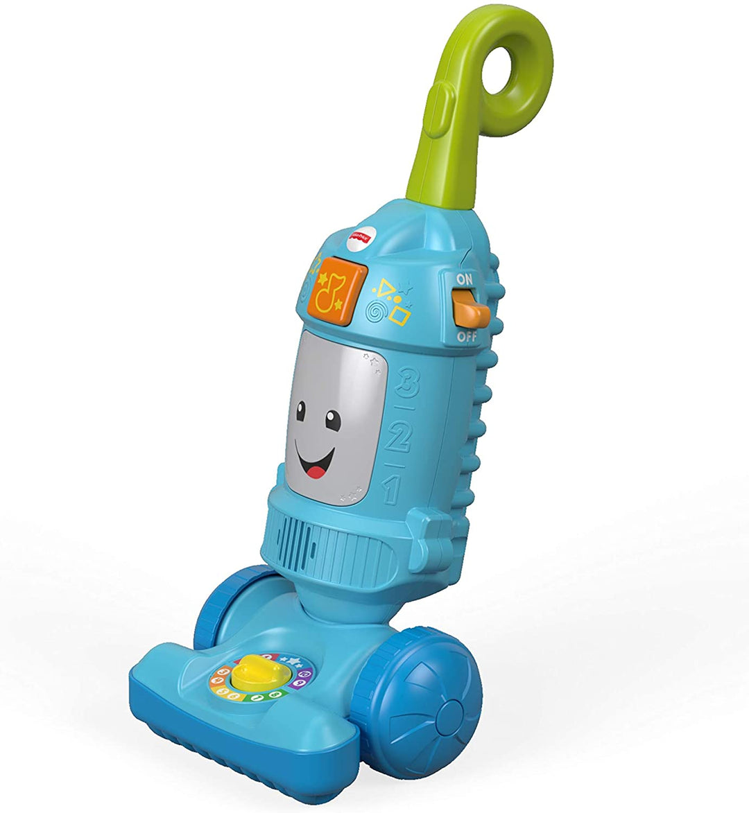 Fisher-Price FNR97 Laugh Light-up Learning Vacuum, Schiebespielzeug für Babys und Kleinkinder