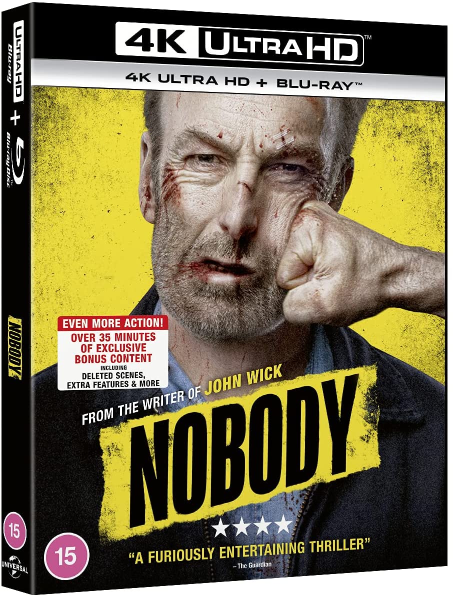 Nobody [4K Ultra HD] [2021] [Region Free] - Action/Thriller [BLu-ray]
