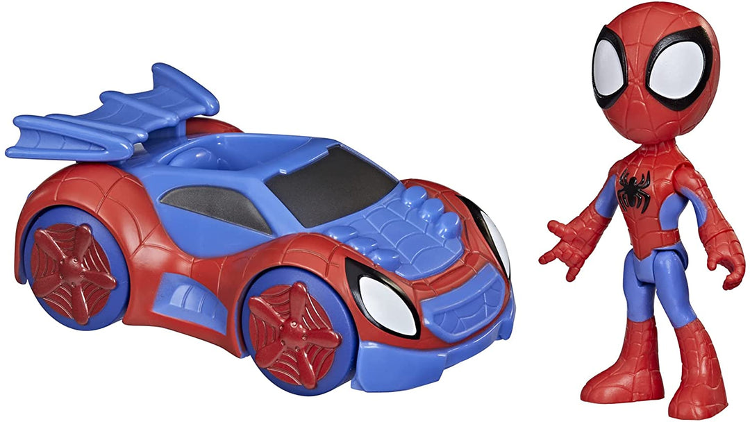 Marvel Spidey and His Amazing Friends Spidey Action Figure and Web-Crawler Vehicle, for Children Aged 3 And Up