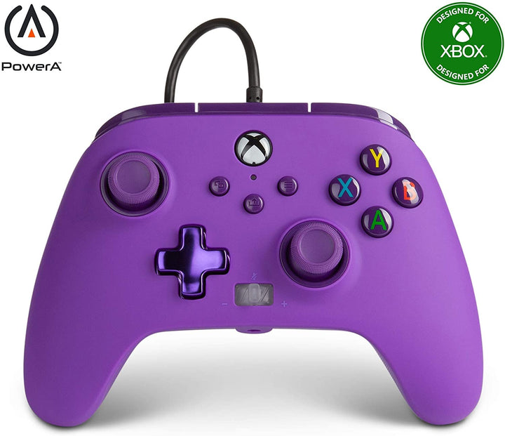 PowerA Enhanced Wired Controller for Xbox Series X|S – Royal Purple, Gamepad, Wi
