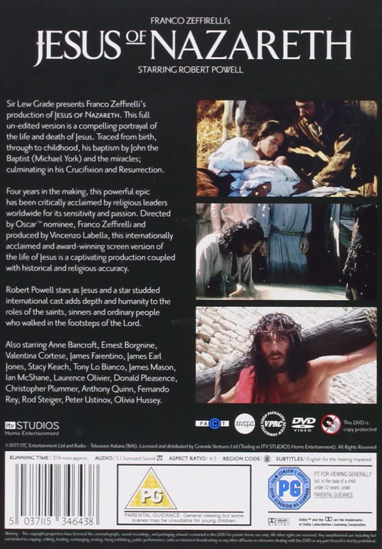 Jesus of Nazareth [1977]  - Miniseries [DVD]