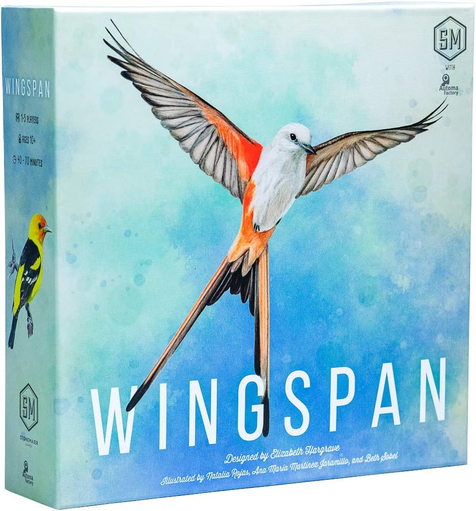 Stonemaier-Spiele | Wingspan 2. Auflage | Brettspiel | Ab 10 Jahren | 1-5 Spieler |