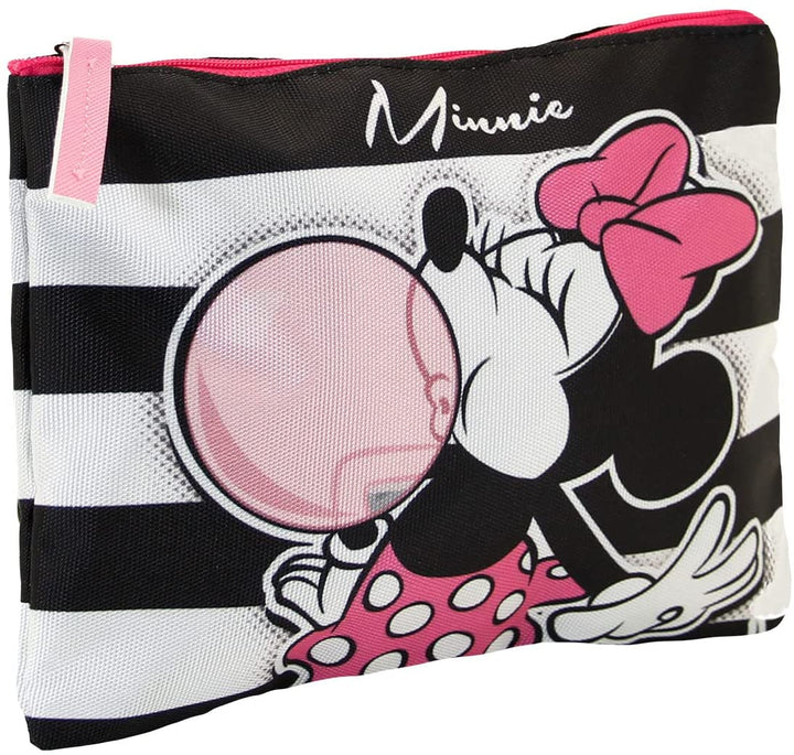 Minnie Mouse Chillin' Gum-Small Soleil Toiletry Bag, Black