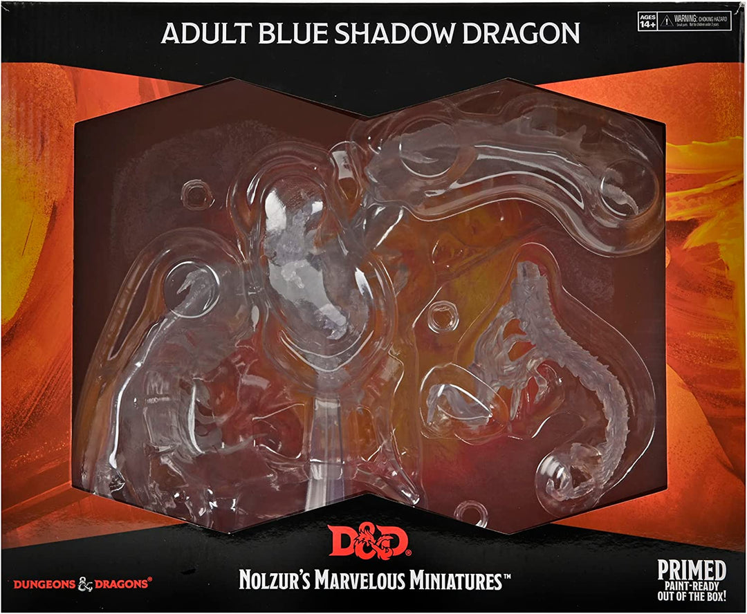 Adult Blue Shadow Dragon: D&D Nolzur's Marvelous Unpainted Miniatures