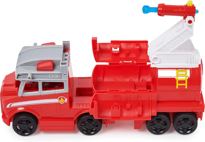 PAW Patrol, Big Truck Pups Marshall Transforming Toy Truck with Collectible Action Figure