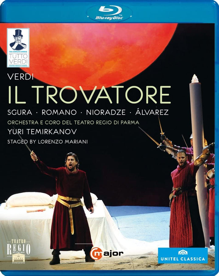 Verdi: Il Trovatore [Parma 2010] [Nucci, Sgura, Fantini, Romano, Alvarez] [C Major: 723504] [2013] [Region Free] [Blu-ray]