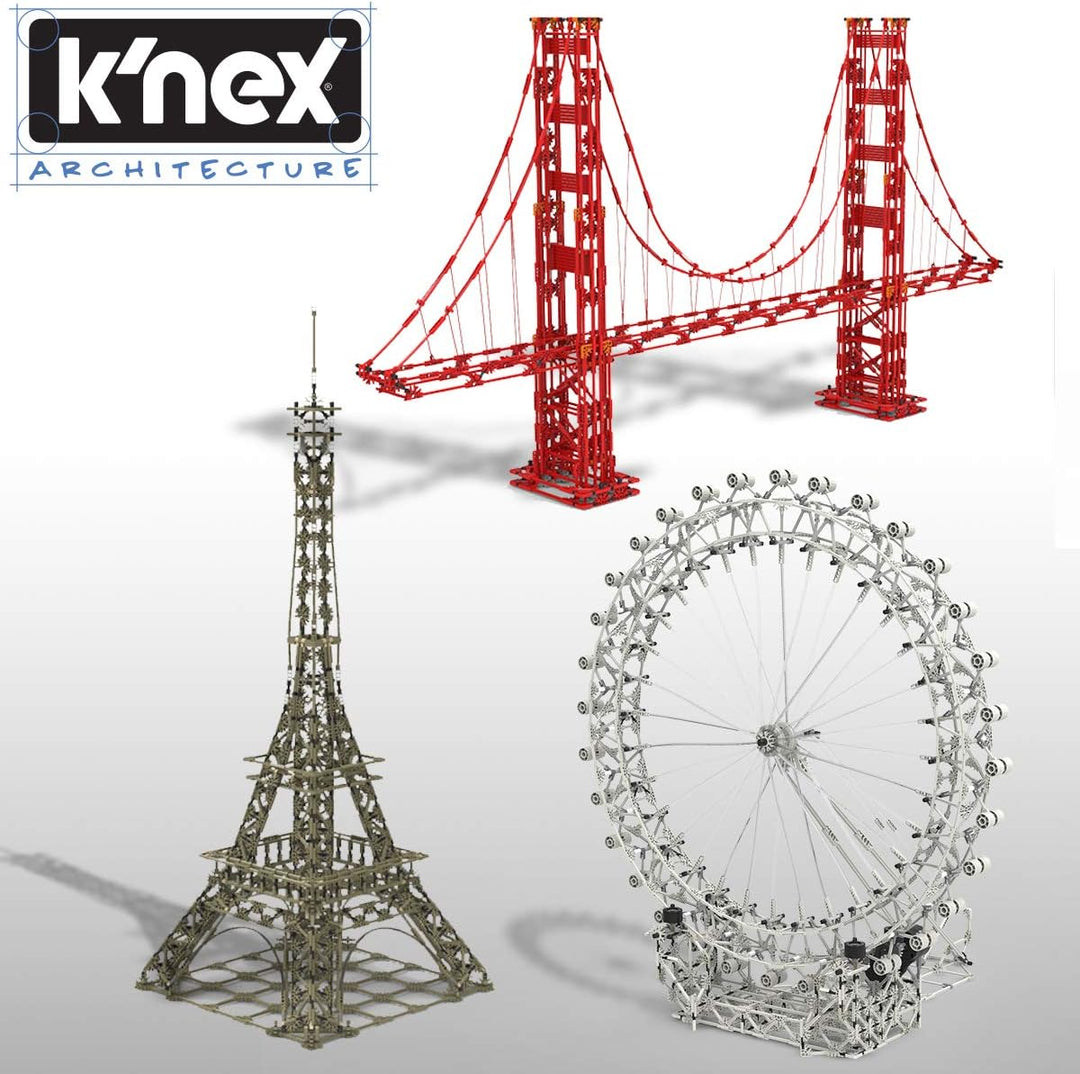 K'NEX 15237 Architecture London Eye Building Set, Educational Toys for Kids, 1856 Piece Stem Learning Kit, Engineering for Kids, Building Construction Toys for Boys and Girls Aged 9 Years +