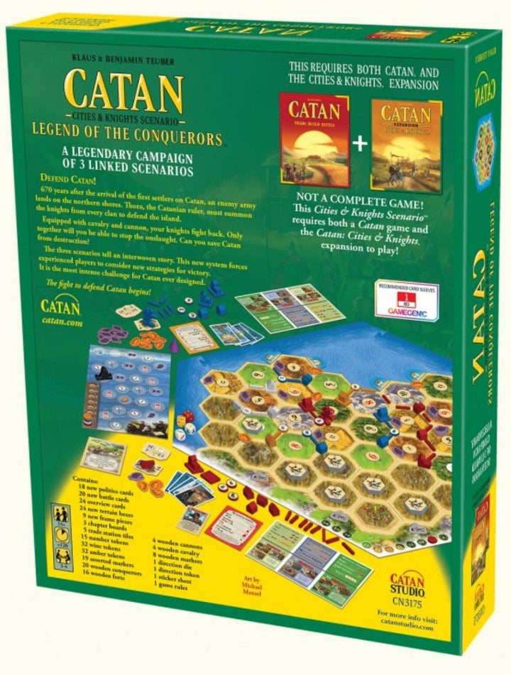 Catan: Legend of the Conquerors Cities &amp; Knights-Szenario