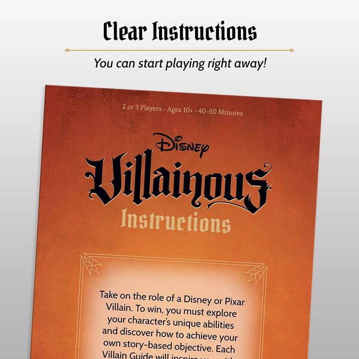 Ravensburger Disney Villainous Bigger and Badder Family Strategy Board Game for Adults & Kids