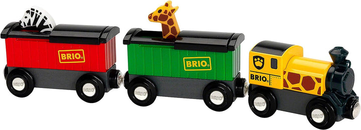 BRIO World - Safari Train for Kids Age 3 Years Up - Compatible with all BRIO Railway Sets & Accessories