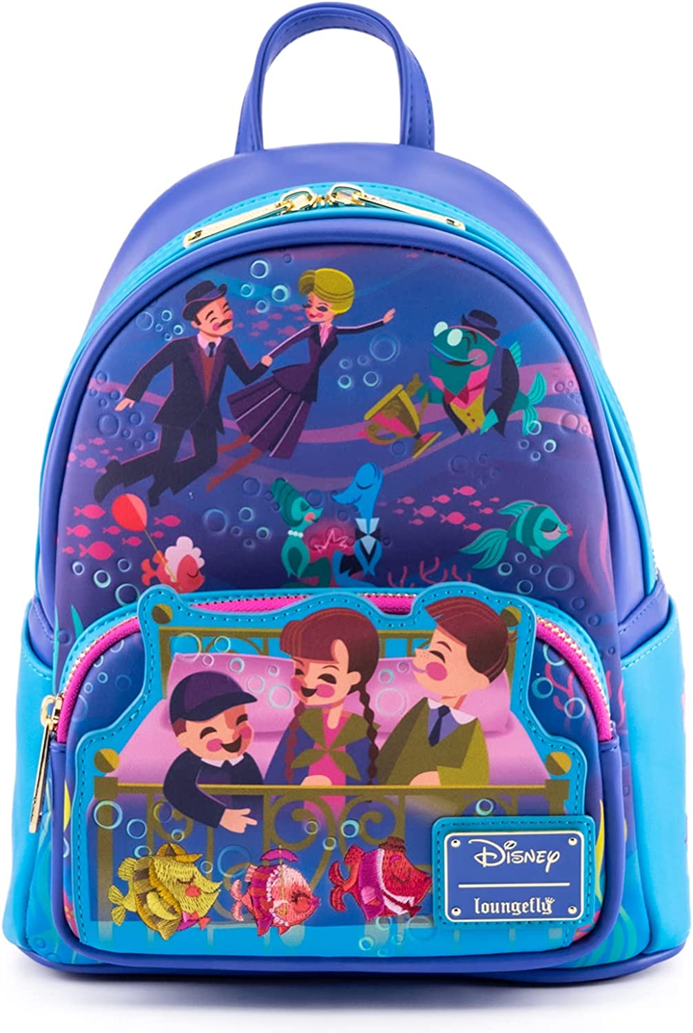 Loungefly Disney Bedknobs and Broomsticks Beautiful Briny Ballroom Mini Backpack
