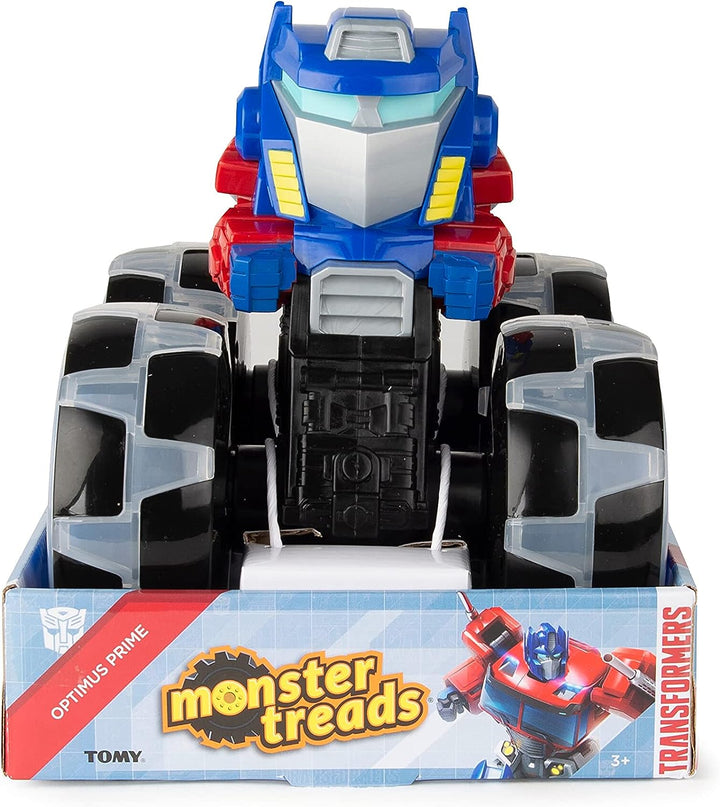 John Deere Kids TOMY Transformers Optimus Prime Monster Treads Lightning Wheels Toy