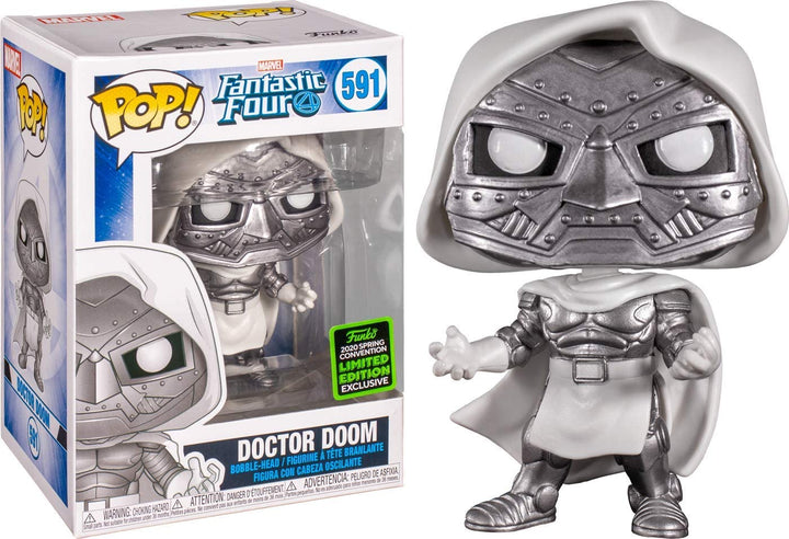 Marvel Fantastic Four Doctor Doom Exclu Funko 45913 Pop! Vinyl #591