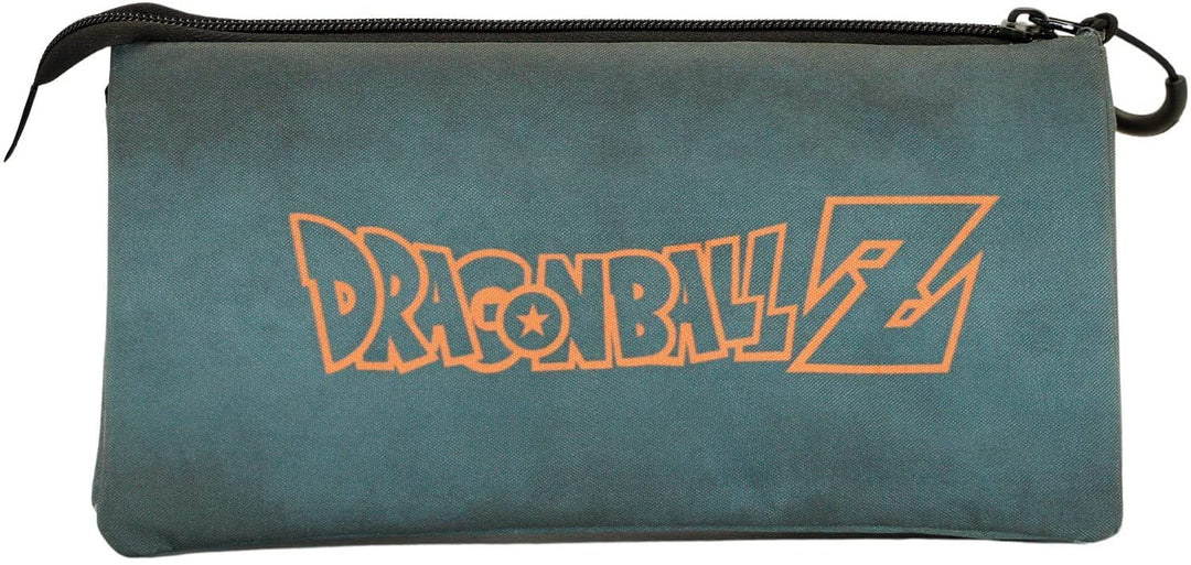 Dragon Ball Strenght-Fan Triple Pencil Case, Green