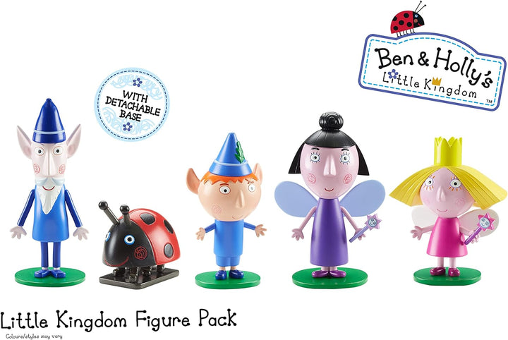 Ben & Holly Collectable 5 Figure Pack, Ben and Holly's little kingdom, wise old elf, nanny plum, imaginative play